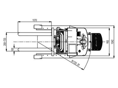 Вилочный электропогрузчик XR г/п 1500-2000кг 